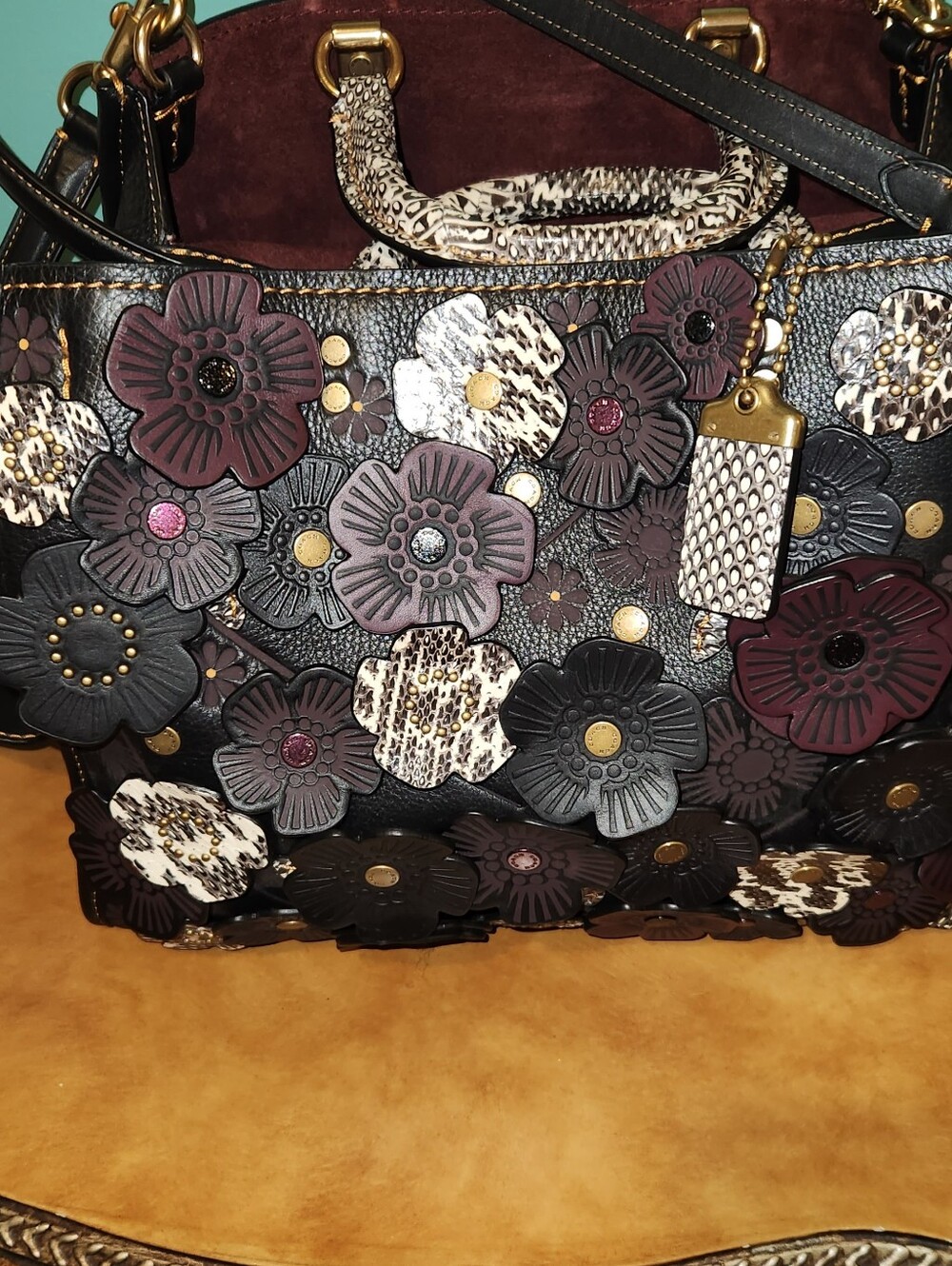 Coach Exotic Leather Rogue Bag - Picture 13 of 16